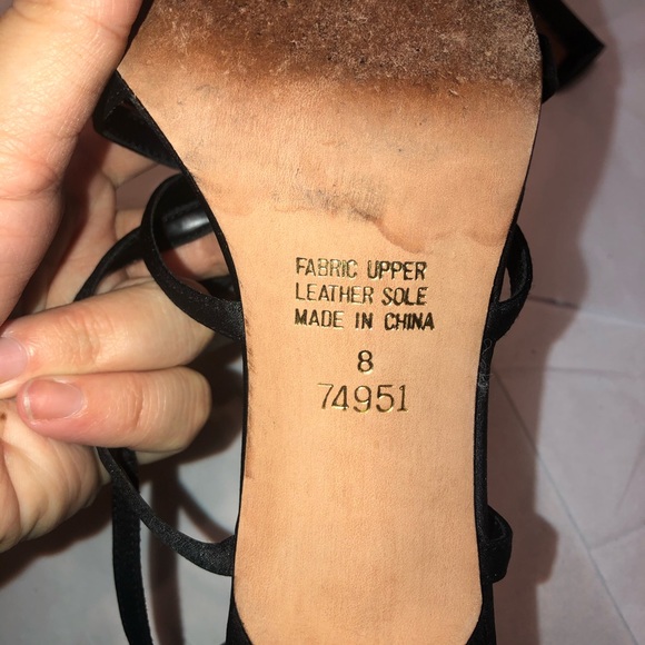 Unlisted leather criss cross heels vintage - Picture 6 of 6